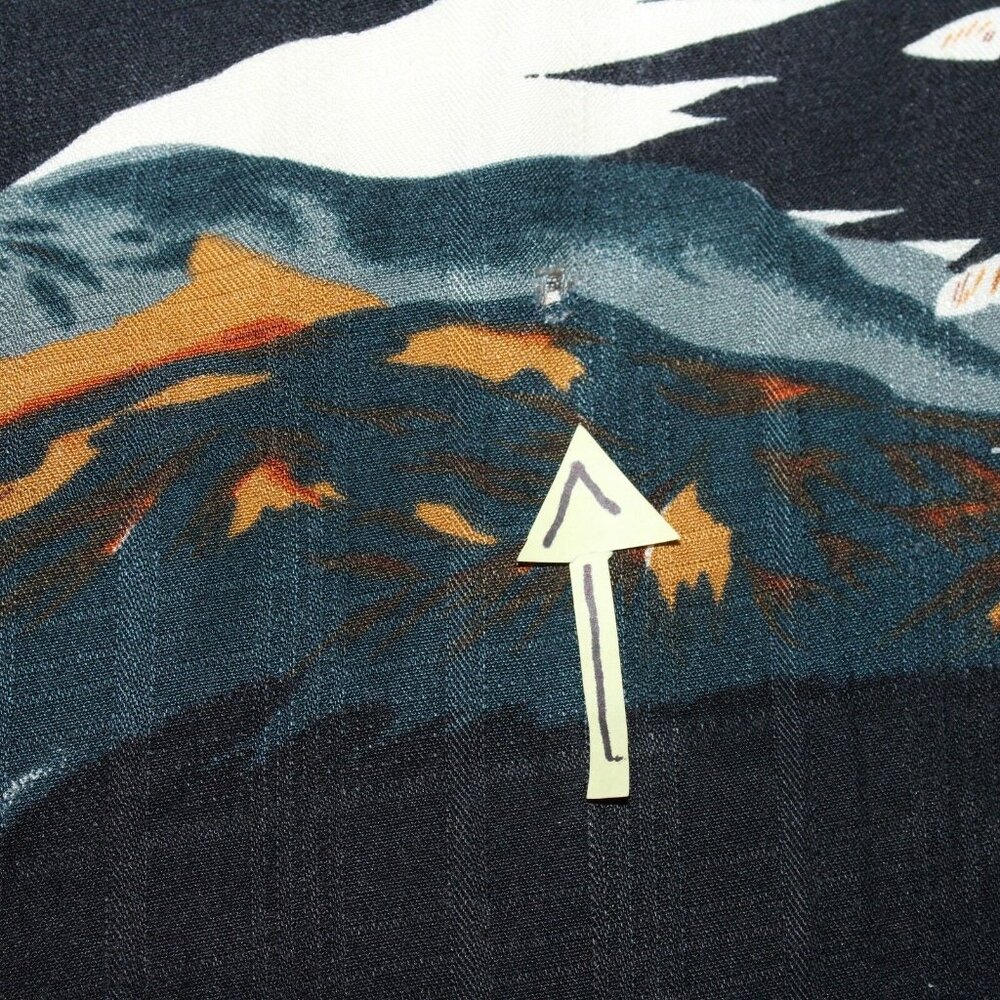 After Dark by Falcon Bay 4XL Aloha Hawaiian Shirt Palm Trees Loop Collar Tropic - Picture 11 of 12
